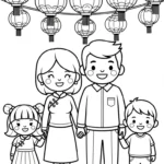 coloriage Nouvel An Chinois updated à imprimer