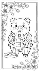 coloriage Nouvel An Chinois updated pour enfant de 10 ans