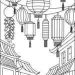 coloriage Nouvel An Chinois updated a dessiner en ligne