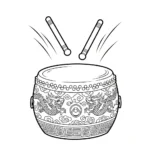 coloriage Nouvel An Chinois updated à imprimer gratuit