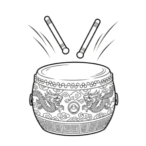 coloriage Nouvel An Chinois updated à imprimer gratuit