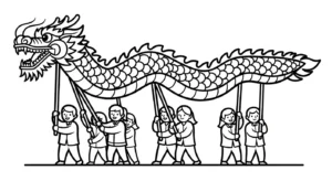 coloriage Nouvel An Chinois updated gratuit en ligne