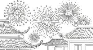 coloriage Nouvel An Chinois updated a imprimer pour enfant de 4 ans