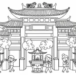 coloriage Nouvel An Chinois updated gratuit