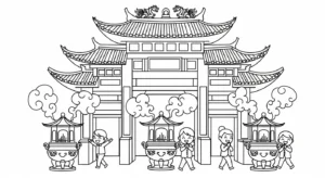 coloriage Nouvel An Chinois updated gratuit