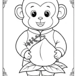 coloriage Nouvel An Chinois updated à imprimer pour enfant de 10 ans