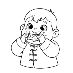 coloriage Nouvel An Chinois updated pour bebe a imprimer
