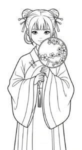 coloriage Nouvel An Chinois updated pour enfant gratuit