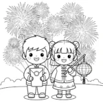 coloriage Nouvel An Chinois updated pour bebe a imprimer