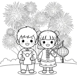 coloriage Nouvel An Chinois updated pour bebe a imprimer