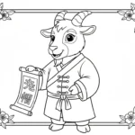 imprimer coloriage Nouvel An Chinois updated pour enfant
