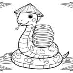coloriage Nouvel An Chinois updated à imprimer pdf gratuit