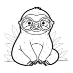 coloriage Paresseux à imprimer pour enfant de 12 ans