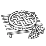 coloriage Raisin updated à imprimer pour enfant de 4 ans