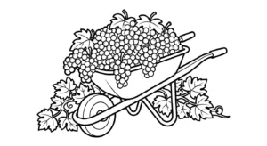 coloriage Raisin updated à imprimer gratuit