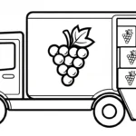 coloriage Raisin updated pour enfants a imprimer