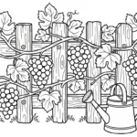 coloriage Raisin updated à imprimer pour enfant de 6 ans