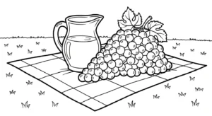 coloriage Raisin updated à imprimer pour enfant de 9 ans