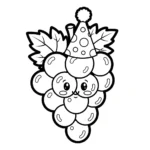 coloriage Raisin updated a colorier en ligne gratuitement
