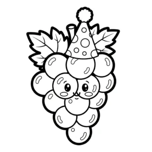 coloriage Raisin updated a colorier en ligne gratuitement