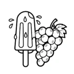 coloriage Raisin updated pour enfant de 5 ans