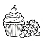 coloriage Raisin updated et dessin a imprimer