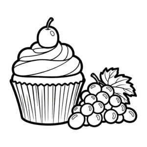 coloriage Raisin updated et dessin a imprimer