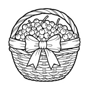 coloriage Raisin updated pour enfant de 4 ans