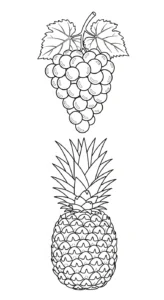 coloriage Raisin updated pour enfant de 10 ans