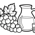 imprimer coloriage Raisin updated gratuit