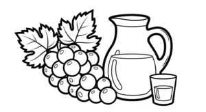 imprimer coloriage Raisin updated gratuit