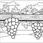 coloriage Raisin updated pour enfant gratuit