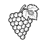 coloriage Raisin updated à imprimer pour enfant de 6 ans
