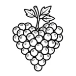coloriage Raisin updated gratuit en ligne