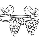 coloriage Raisin updated à imprimer a4