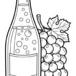 coloriage Raisin updated et dessin a imprimer