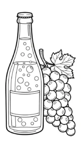 coloriage Raisin updated et dessin a imprimer