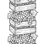 coloriage Raisin updated à imprimer pour enfants