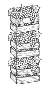 coloriage Raisin updated à imprimer pour enfants