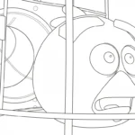 coloriage Angry Birds gratuit pour enfants