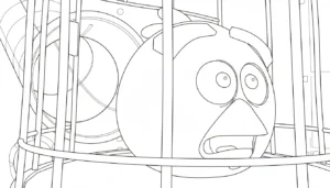 coloriage Angry Birds gratuit pour enfants