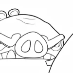 imprimer coloriage Angry Birds gratuit