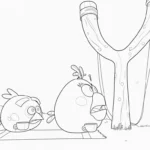 coloriage Angry Birds pour enfants à télécharger