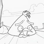 coloriage Angry Birds à imprimer pour enfant de 10 ans