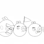 coloriage Angry Birds gratuit en ligne