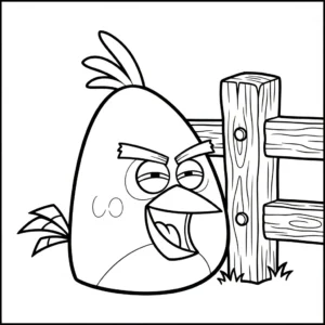 coloriage Angry Birds a imprimer