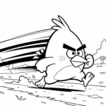 coloriage Angry Birds à imprimer a4