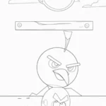 coloriage Angry Birds pour enfant de à imprimer