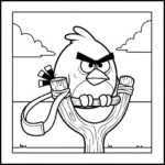 coloriage Angry Birds pour enfant a imprimer gratuit