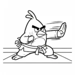 coloriage Angry Birds pour enfant